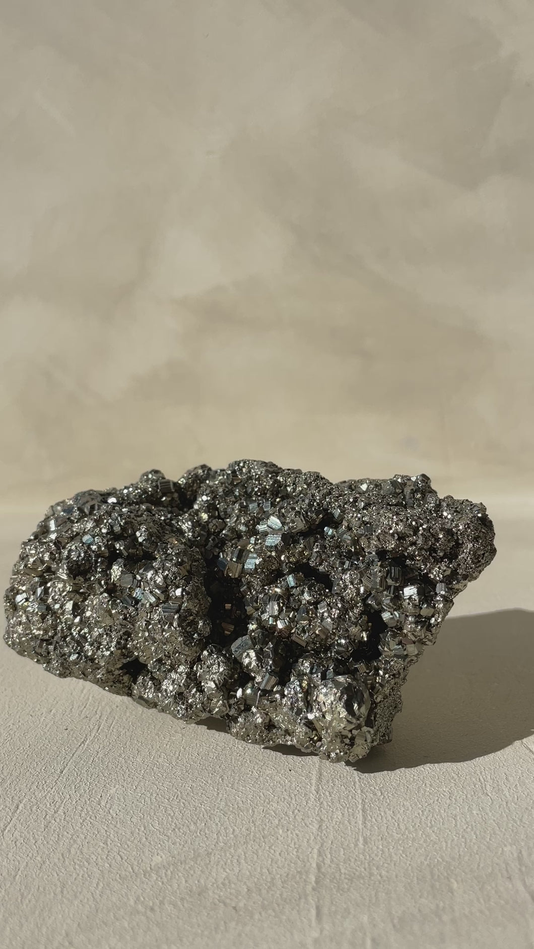 Pyrite Crystal Cluster #1