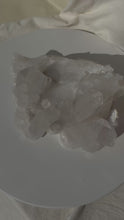 Load and play video in Gallery viewer, Clear Quartz Cluster- Statement Piece Crystal #C
