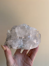 Load and play video in Gallery viewer, Clear Quartz Crystal Cluster #20
