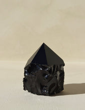 Load image into Gallery viewer, Black Obsidian Polished Point Crystal - Little Quartz Co Crystals
