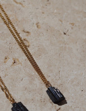 Load image into Gallery viewer, Black Tourmaline Crystal Necklace - Little Quartz Co Crystals
