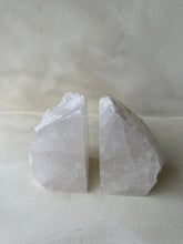 Load image into Gallery viewer, Clear Quartz Crystal Bookends -01 - Little Quartz Co Crystals
