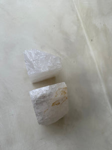 Clear Quartz Crystal Bookends -01 - Little Quartz Co Crystals