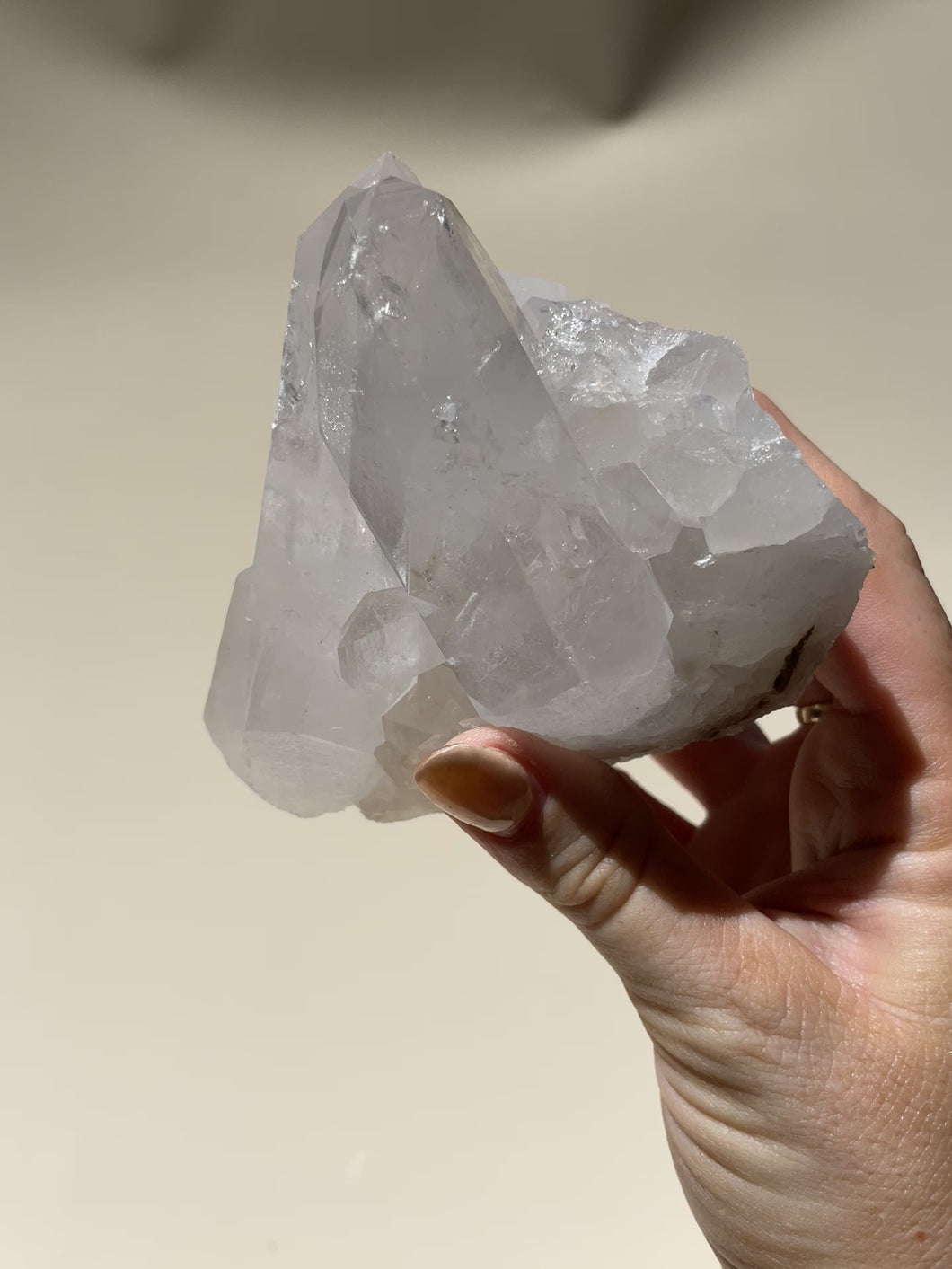Clear Quartz Crystal Cluster #10