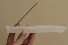 Load image into Gallery viewer, Raw Selenite Incense Holder - Little Quartz Co Crystals
