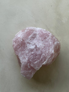 Rose Quartz Crystal Chunk #02 - Little Quartz Co Crystals