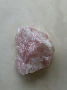Rose Quartz Crystal Chunk XL #01 - Little Quartz Co Crystals