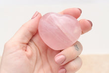 Load image into Gallery viewer, Small Rose Quartz Heart Crystal - Little Quartz Co Crystals
