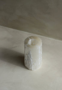 Tall Selenite Tealight Candle Holder - Little Quartz Co Crystals
